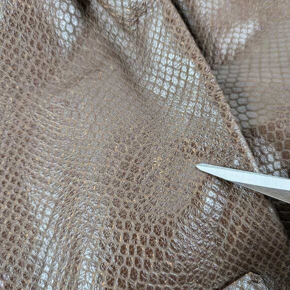 Cole Haan Brown Leather Purse Womens Drawstring Hobo Satchel Handbag Damaged - Picture 11 of 16